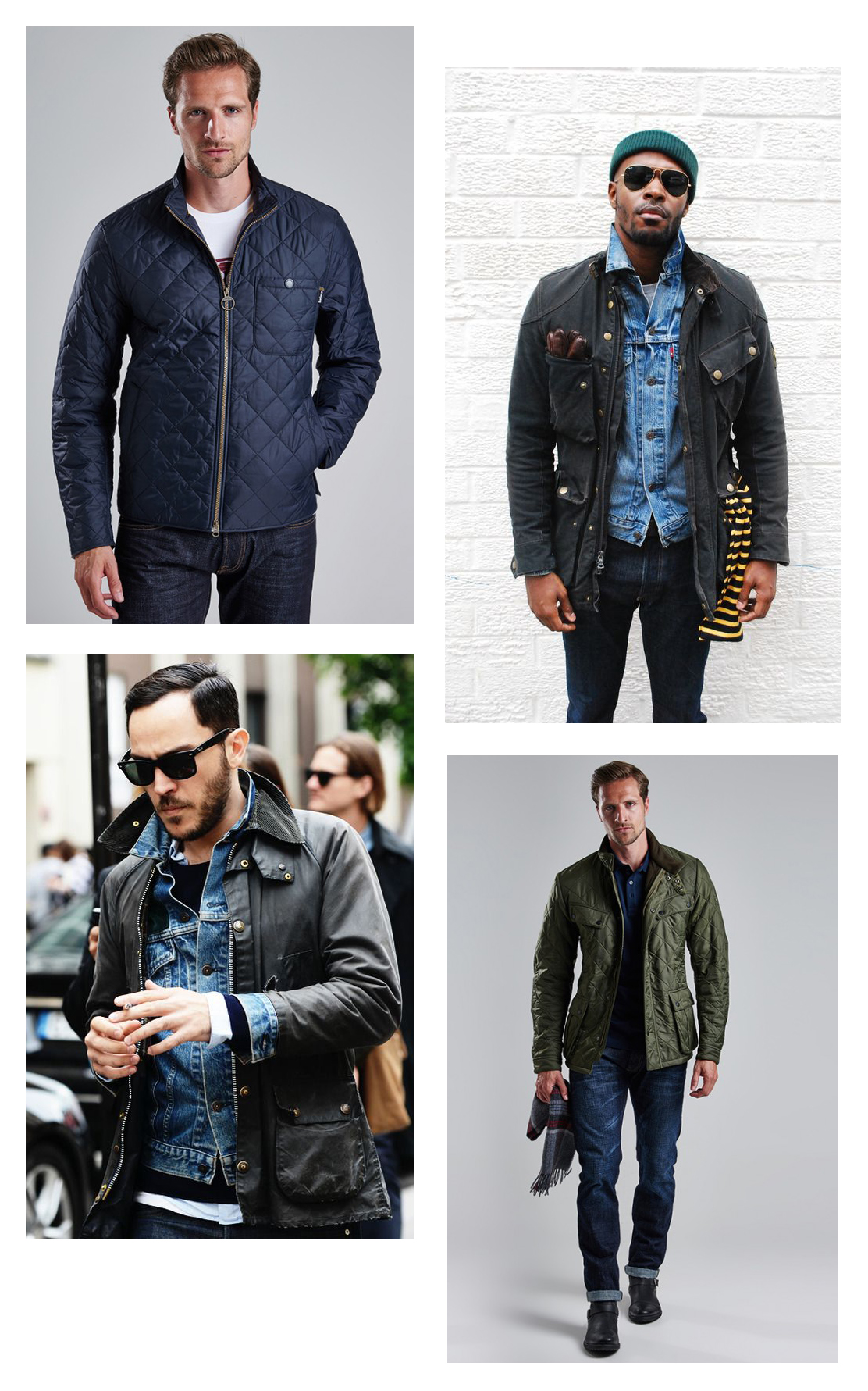 barbour jacket and jeans 