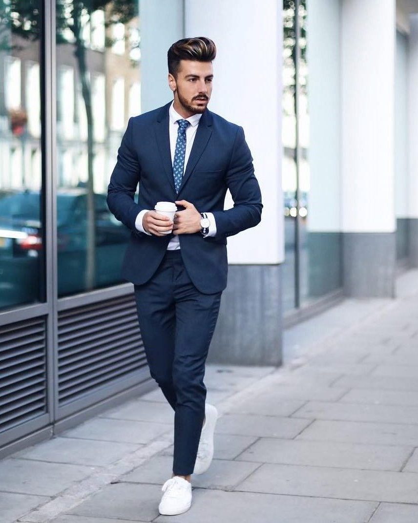 How To Wear Trainers With A Suit The Lost Gentleman