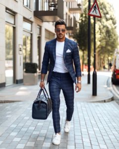 How To Wear Trainers with a Suit | The Lost Gentleman