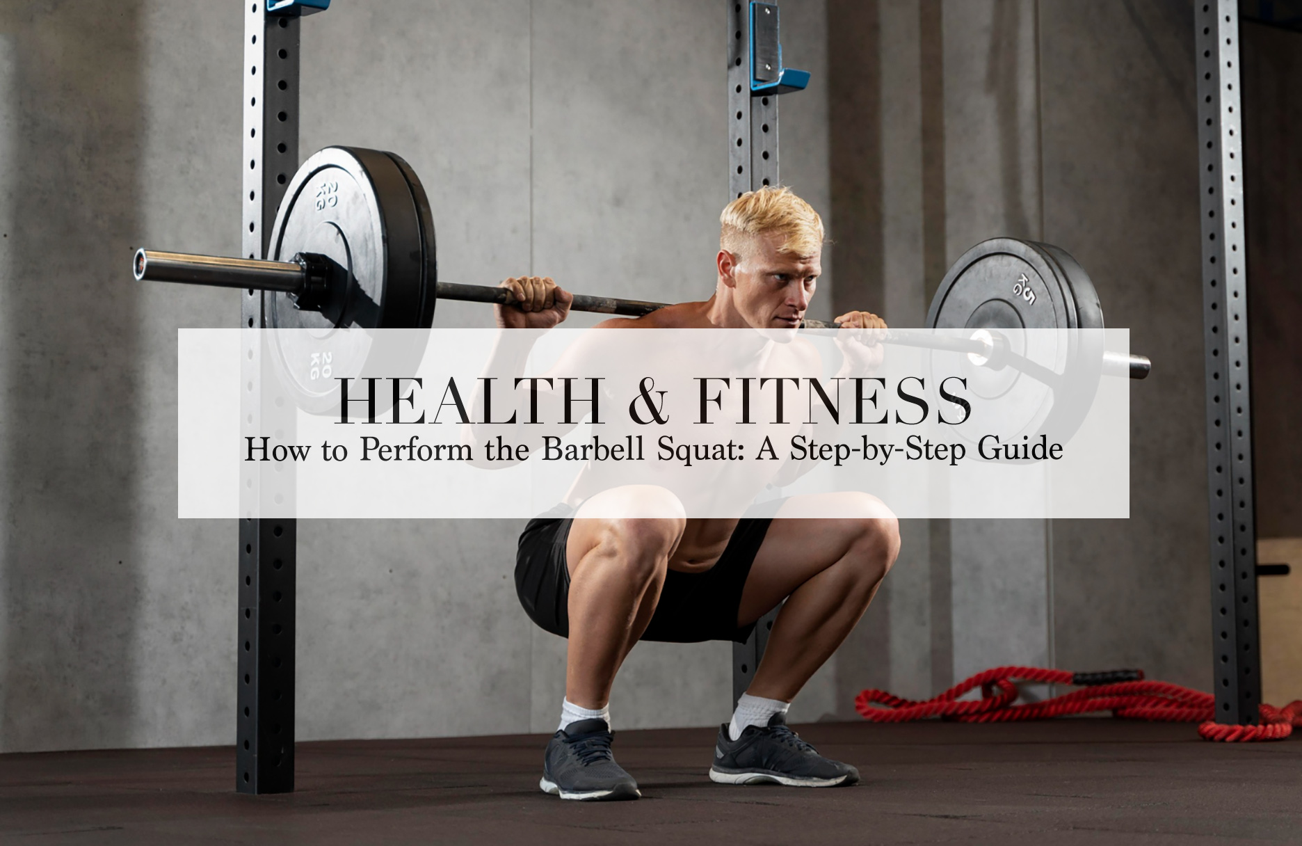 how to perform a barbell squat