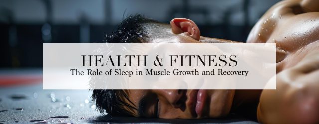 role of sleep in muscle growth and recovery | man sleeping in gym